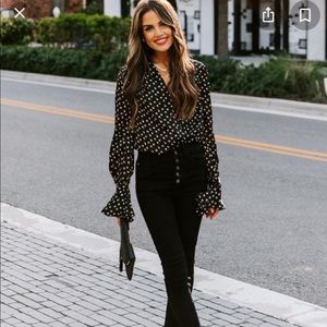 Vici Odessa Floral Surplice Bodysuit NWT